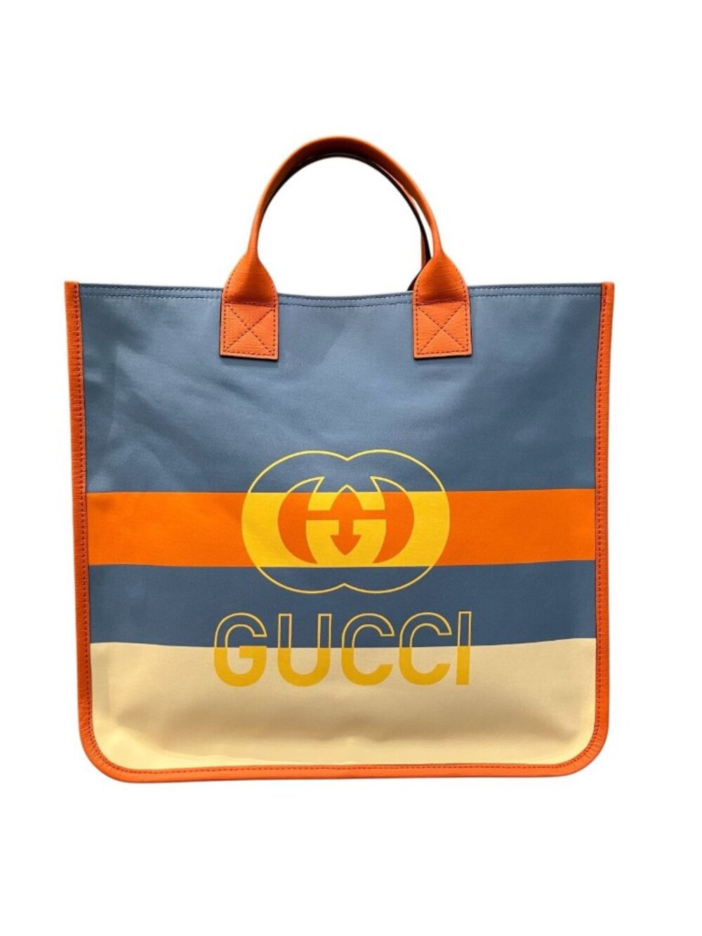 Gucci Interlocking G Children's Tote Bag Nylon Leather Kids